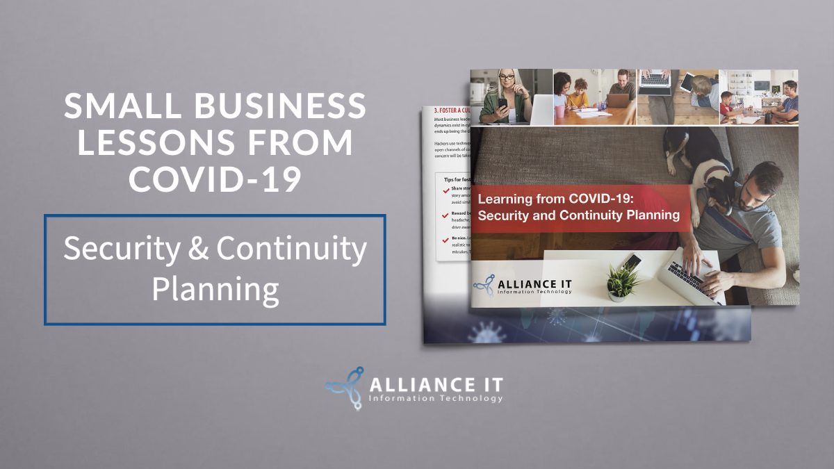 Learning From COVID-19: Security & Continuity Planning